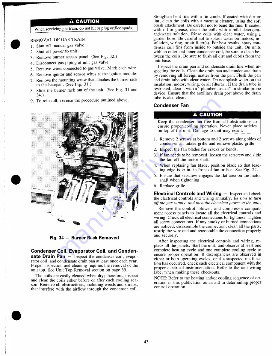 Carrier 48SS018 Installation, Start-Up And Service Instructions Manual Download Page 43