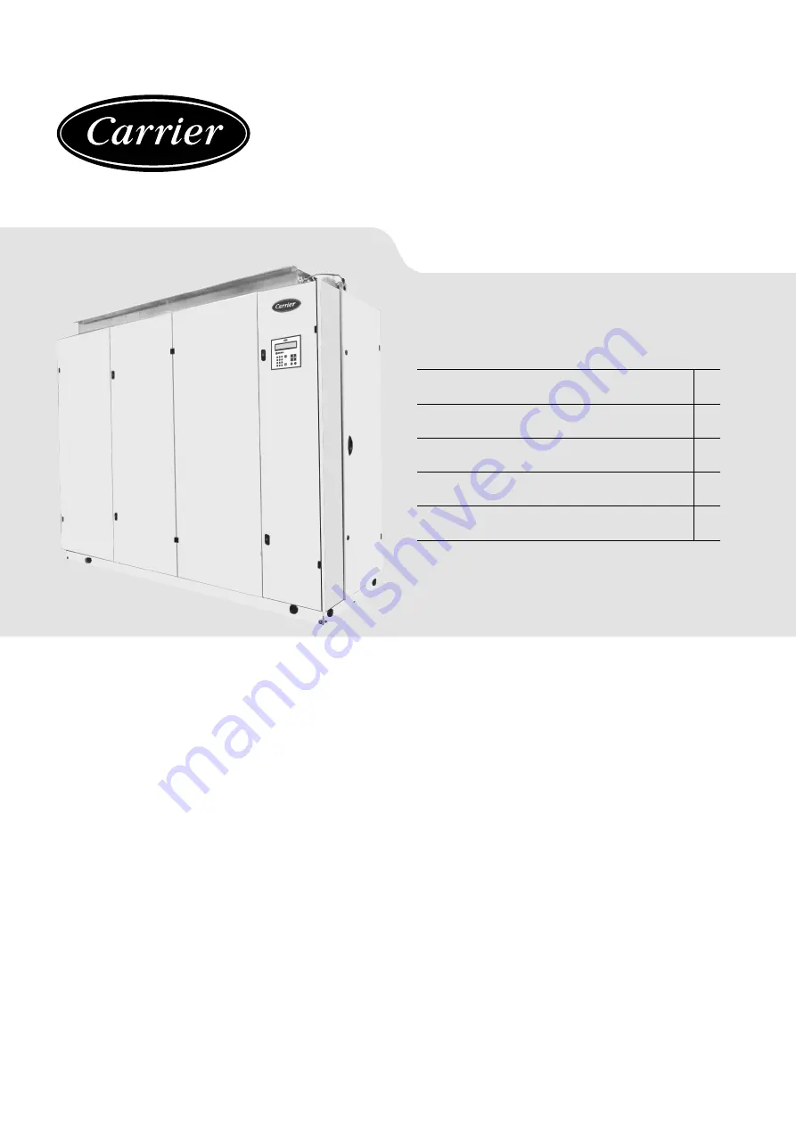 Carrier 50CO Series Installation, Operation And Maintenance Instructions Download Page 1