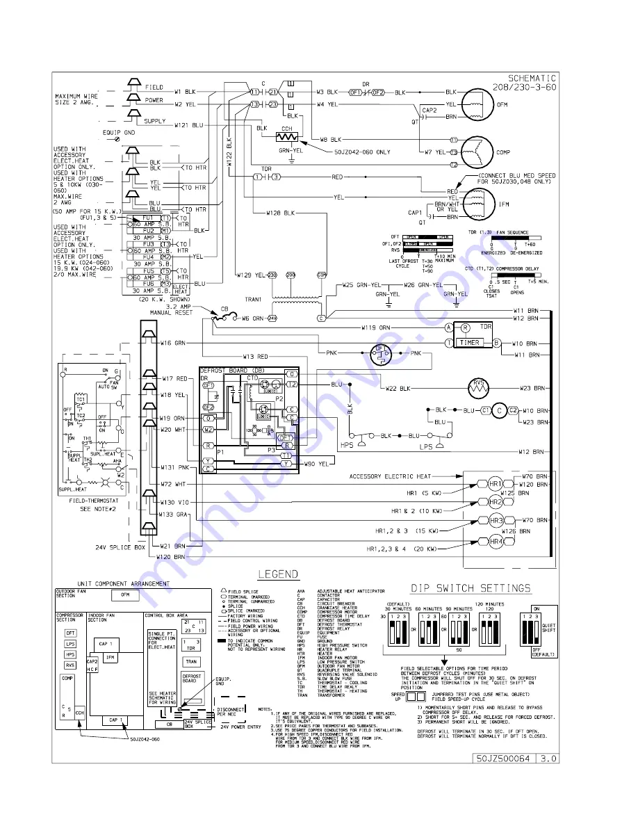 Carrier 50JZ024 Installation, Start-Up And Service Instructions Manual Download Page 10