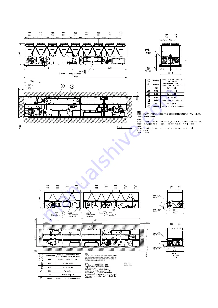 Carrier AquaForce 30XQ0330 Installation, Operation & Maintenance Instructions Manual Download Page 17