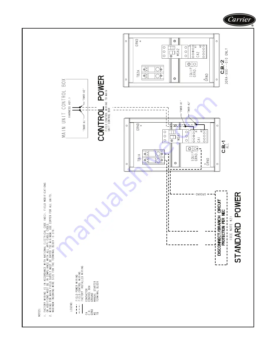 Carrier AQUASNAP JUNIOR 30RA015 Скачать руководство пользователя страница 37