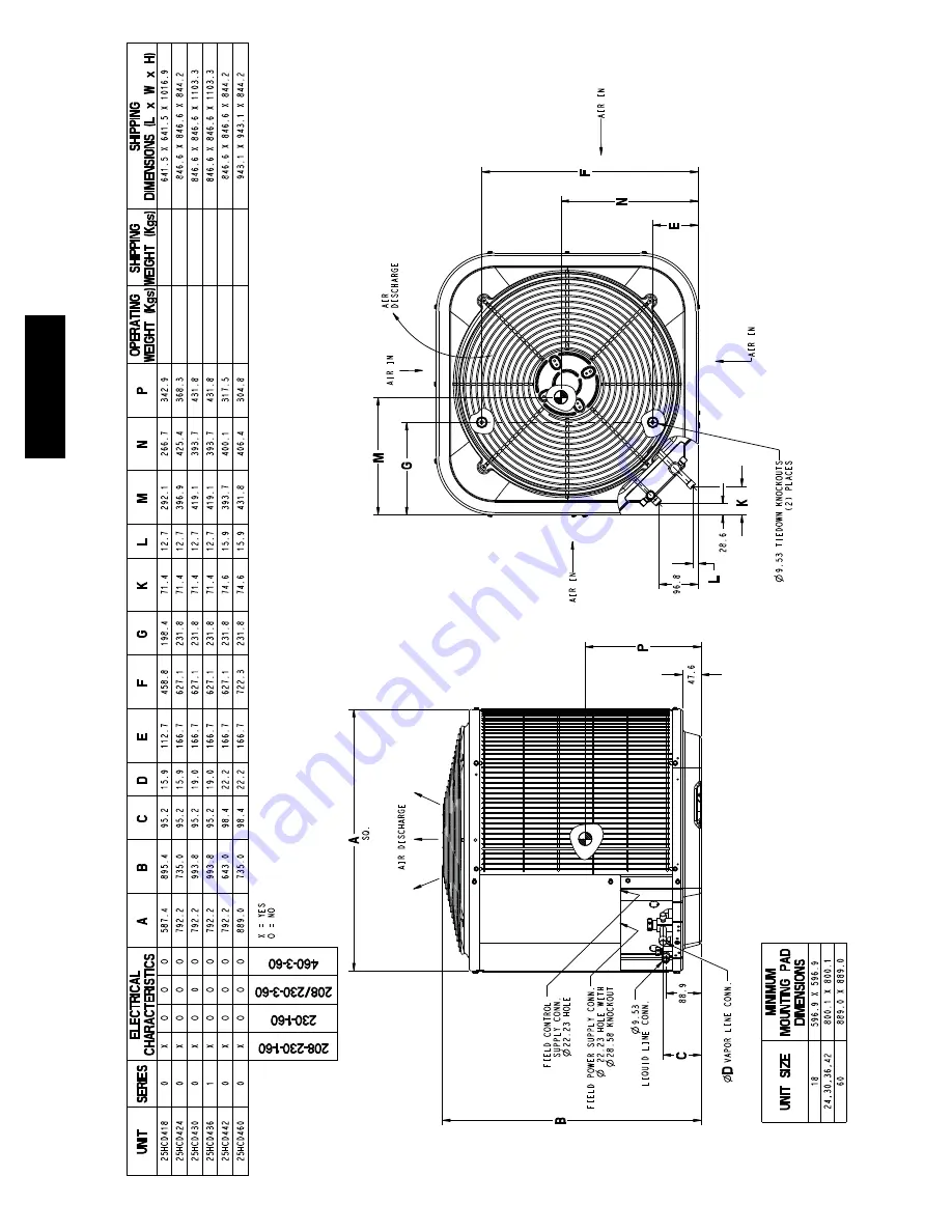 Carrier Comfort 25HCD4 Скачать руководство пользователя страница 10