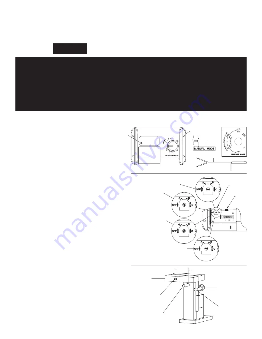 Carrier HUMIDITRAC Safety And Installation Instructions Download Page 1