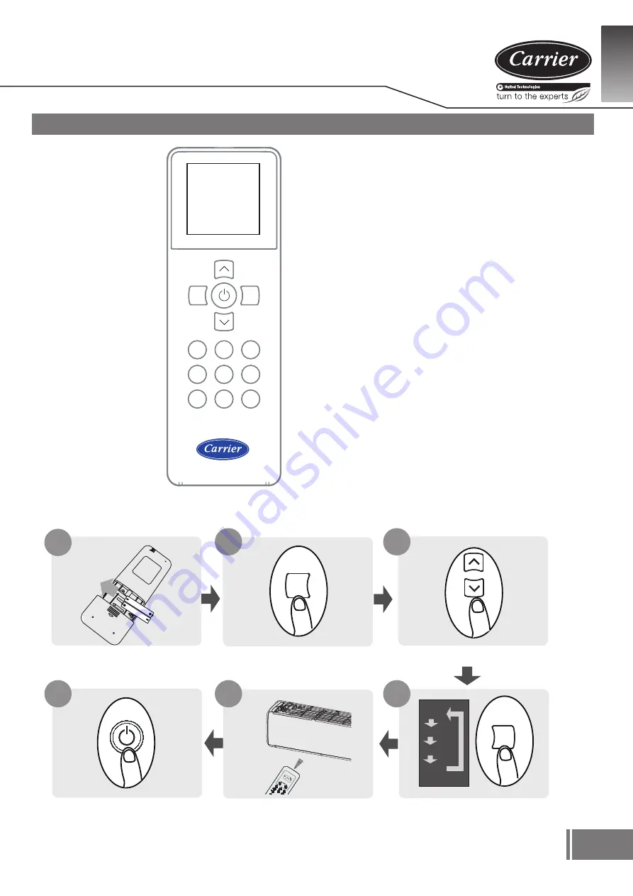 Carrier RG67N/BGEF Скачать руководство пользователя страница 13