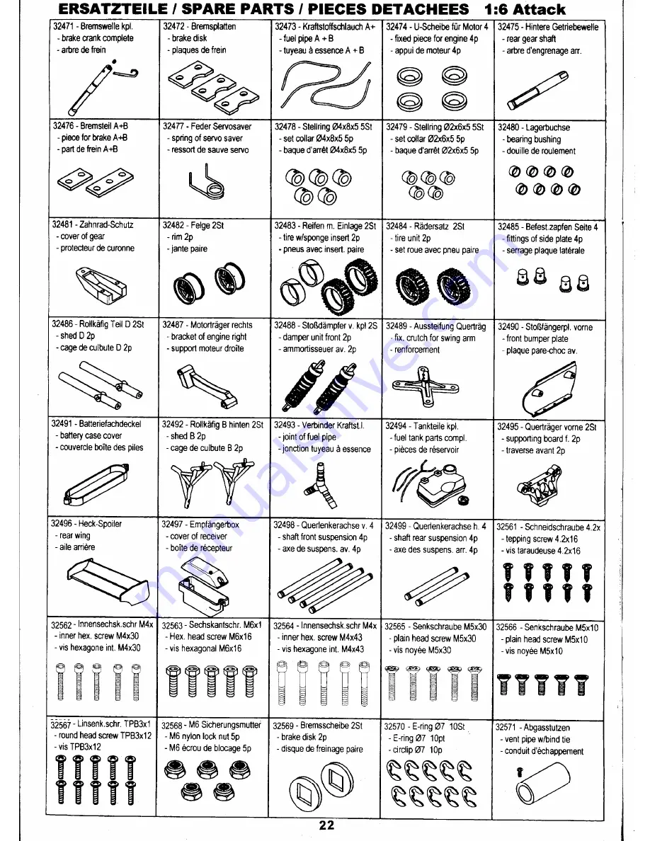 Carson Attack-Buggy 2WD Instruction Manual Download Page 23