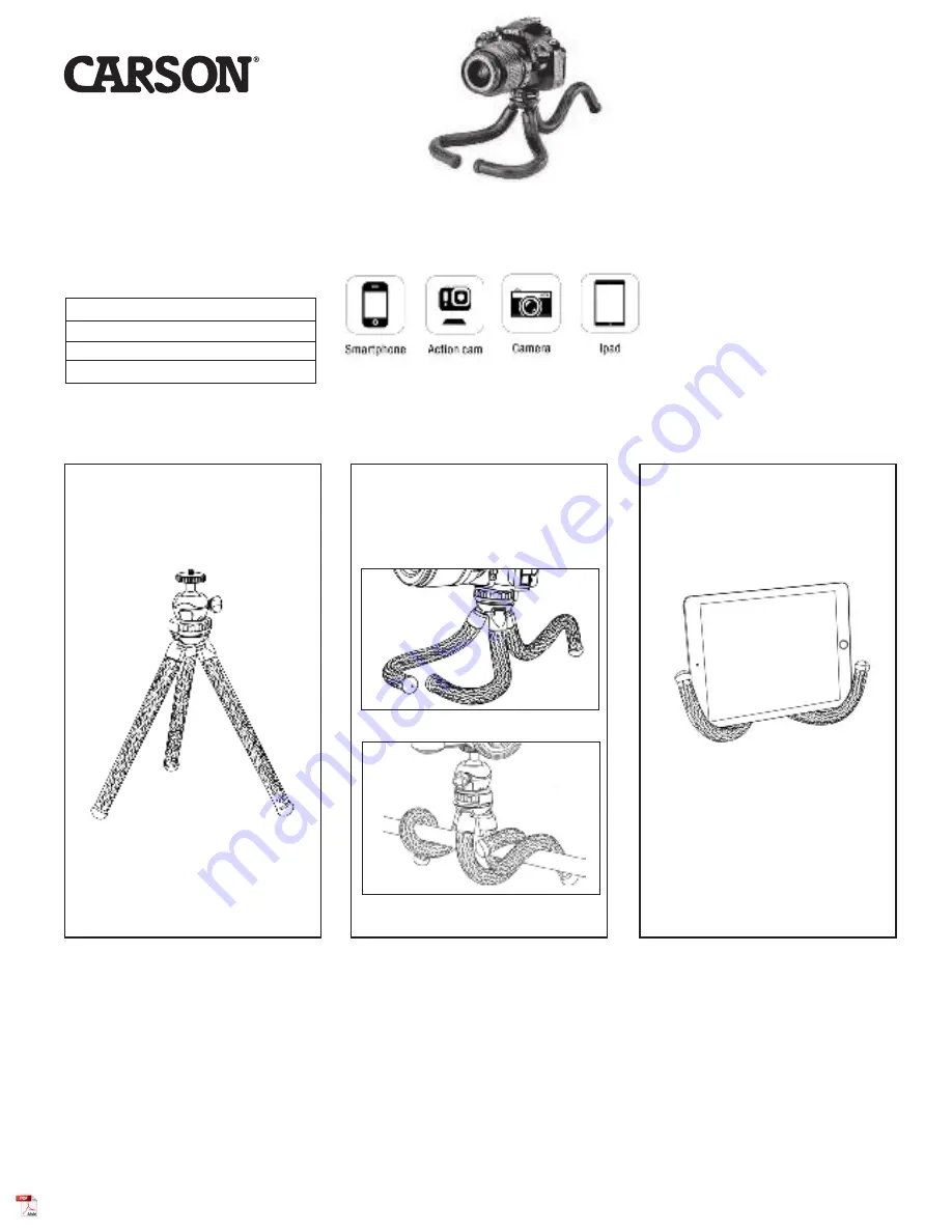 Carson BOAPOD TR-050 User Manual Download Page 1