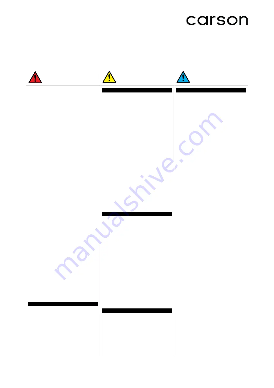 Carson CST9D3P User Manual Download Page 2