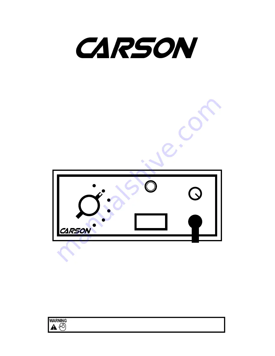 Carson SA-400-11 Скачать руководство пользователя страница 1