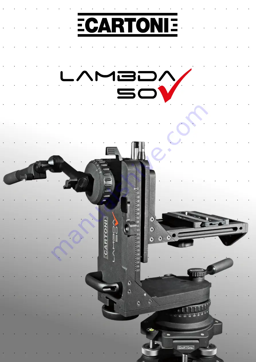 Cartoni LAMBDA 50 User Manual/Maintenance Download Page 1