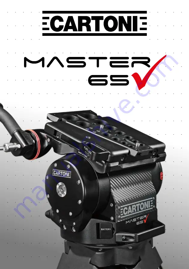 Cartoni MASTER 65 User Manual/Maintenance Download Page 1