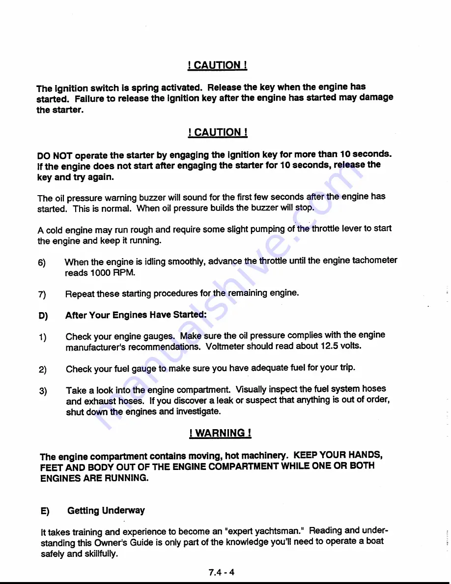 Carver 320 Voyager 1997 Owner'S Manual Download Page 202