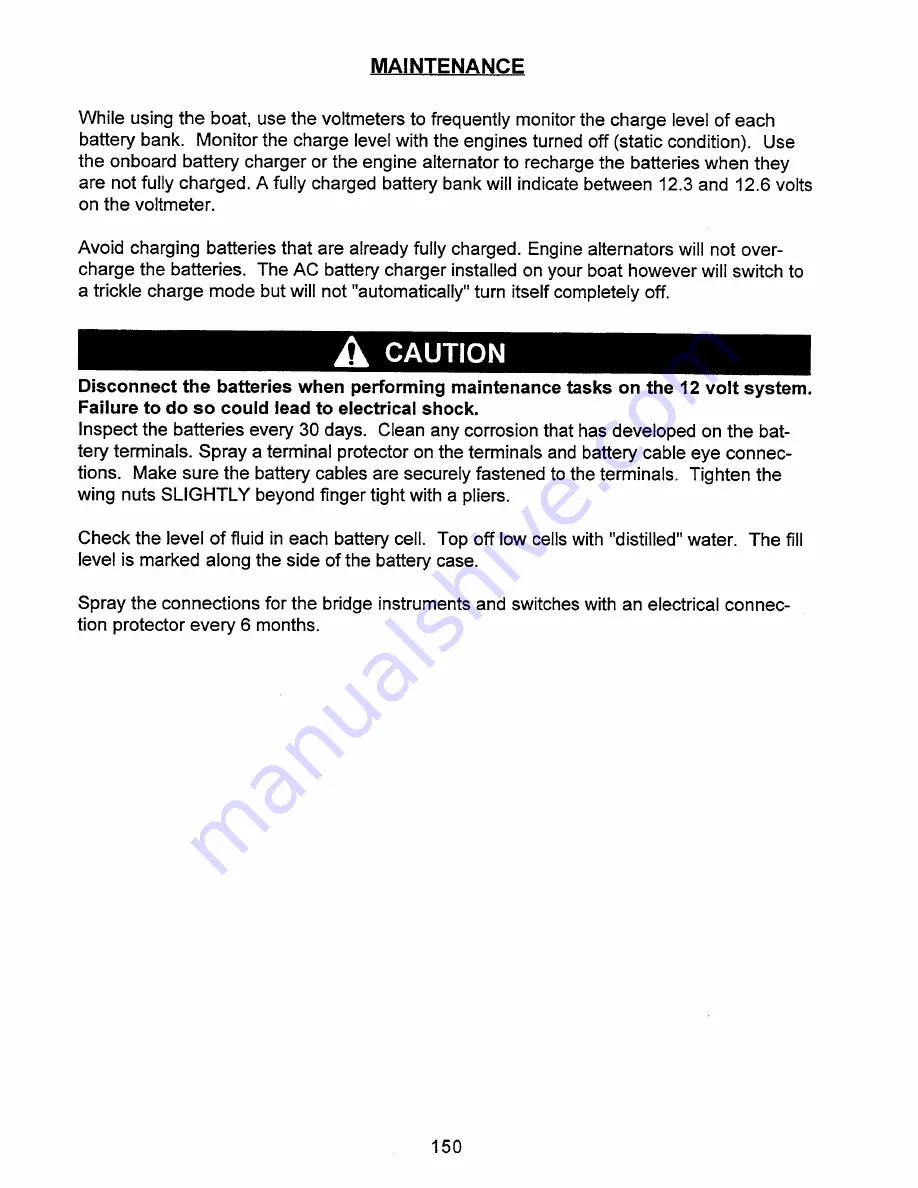 Carver 350 Mariner Owner'S Manual Download Page 200