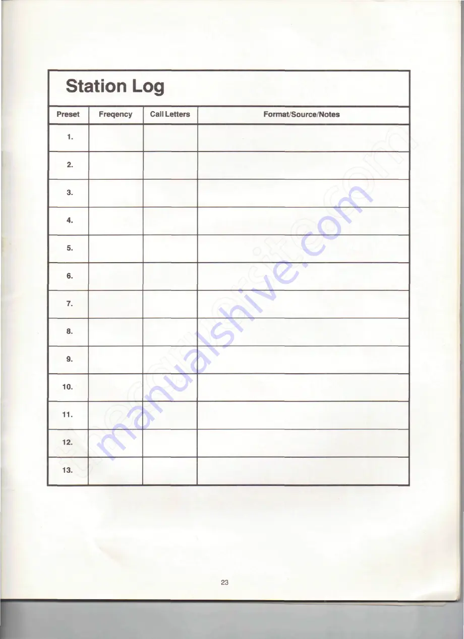 Carver TX-11b Manual Download Page 23