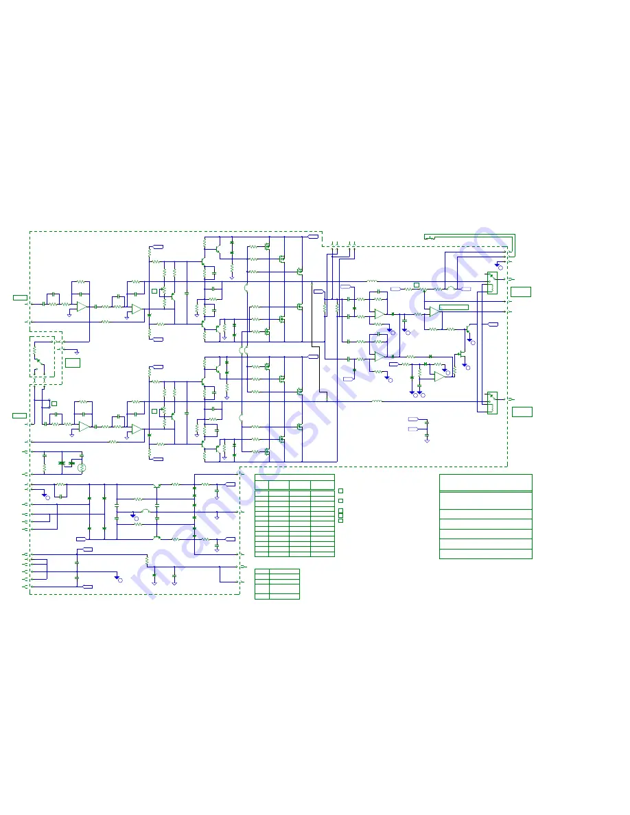 CARVIN 500W STEREO POWER MODULE - SCHEMA REV G Manual Download Page 1