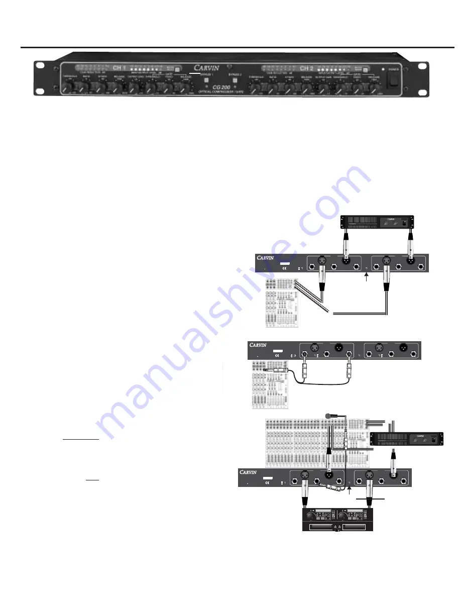 CARVIN CG200 Instructions Download Page 1