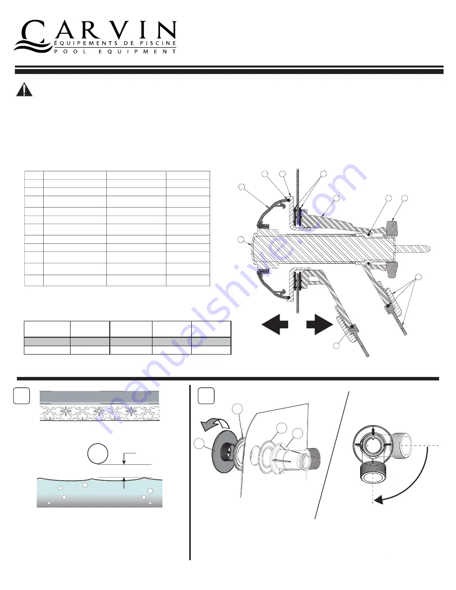 CARVIN STARWHITE Installation Manual Download Page 1