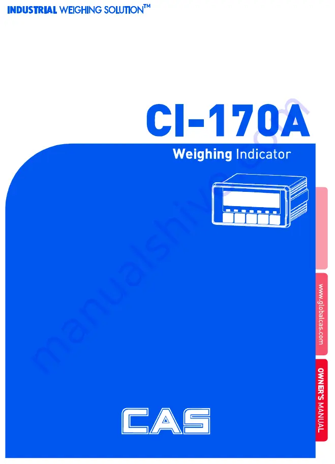 CAS CI-170A Owner'S Manual Download Page 1