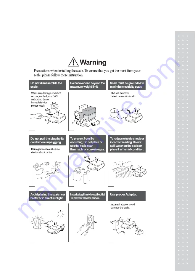 CAS CL5000 Series Owner'S Manual Download Page 8