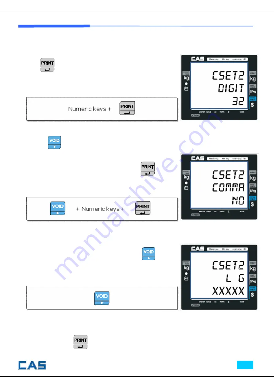 CAS CT100 Series Service Manual Download Page 19