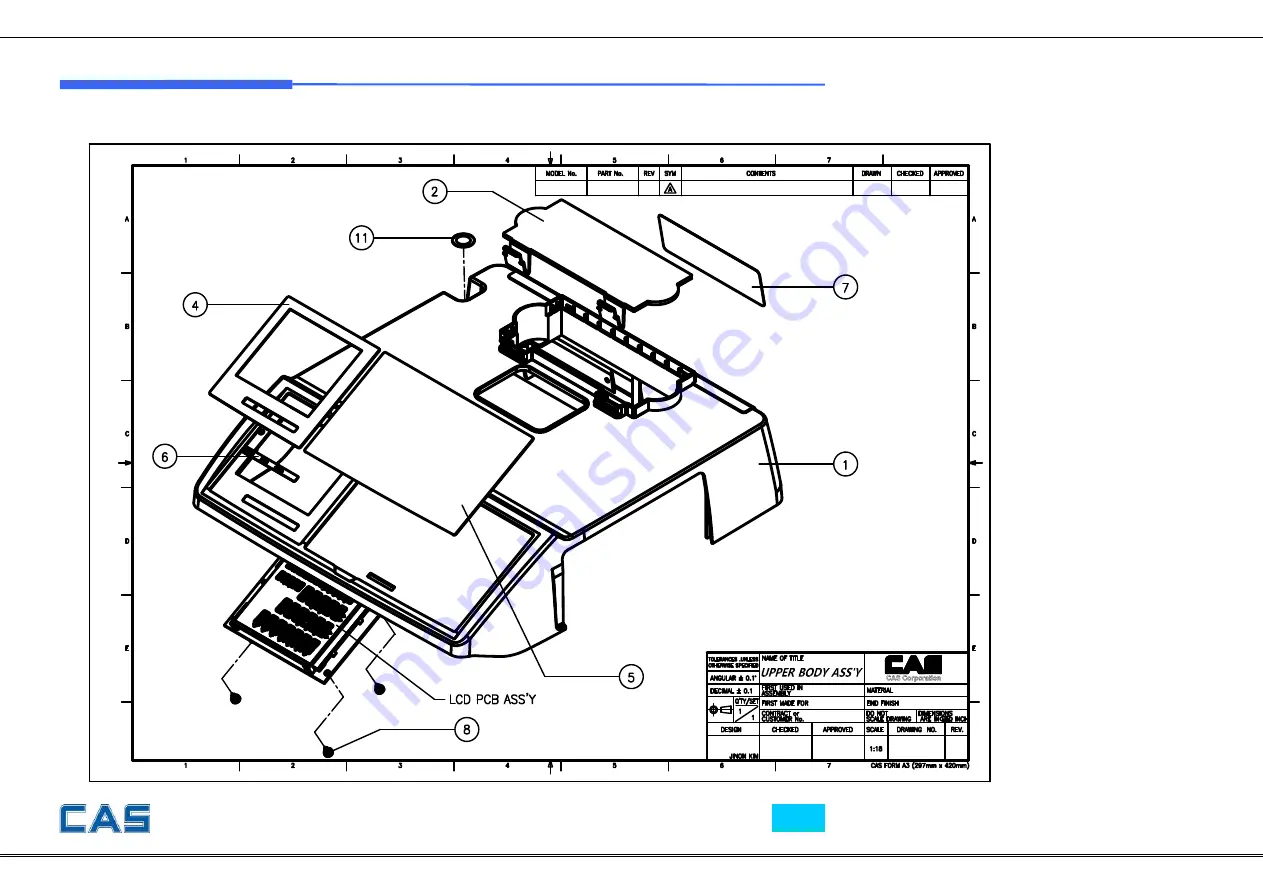 CAS CT100 Series Service Manual Download Page 38