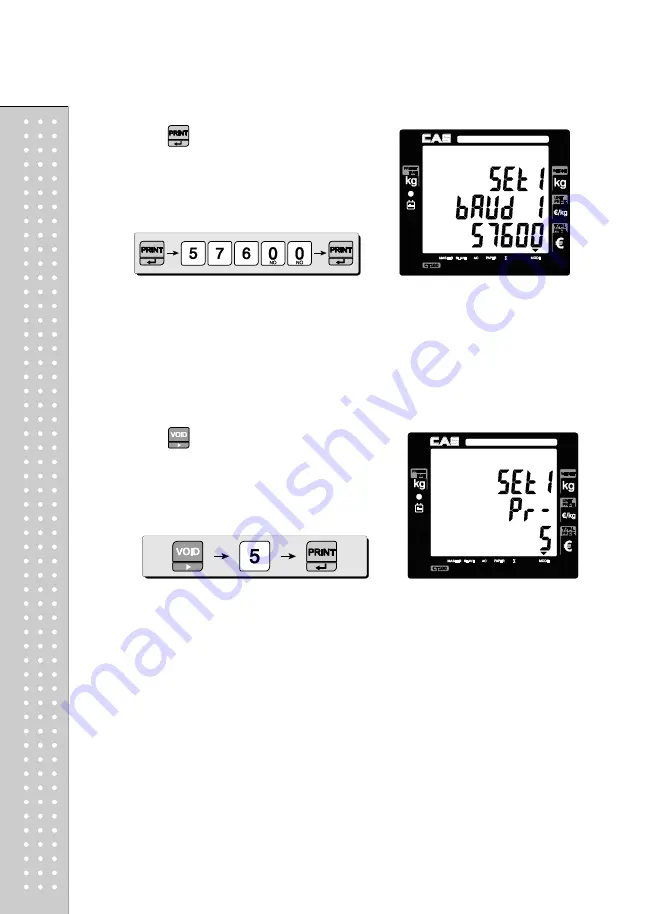 CAS RETAIL WEIGHING SOLUTION CT100 Owner'S Manual Download Page 69