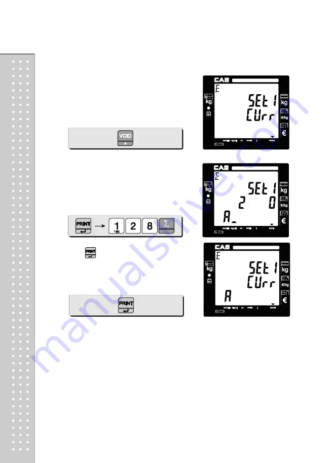 CAS RETAIL WEIGHING SOLUTION CT100 Owner'S Manual Download Page 77