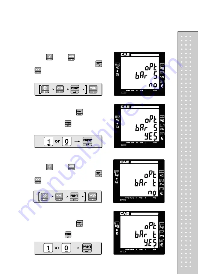 CAS RETAIL WEIGHING SOLUTION CT100 Owner'S Manual Download Page 84