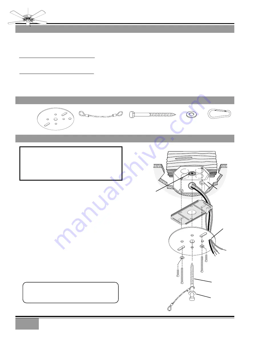 Casablanca FOUR SEASONS III Instructions Manual Download Page 10