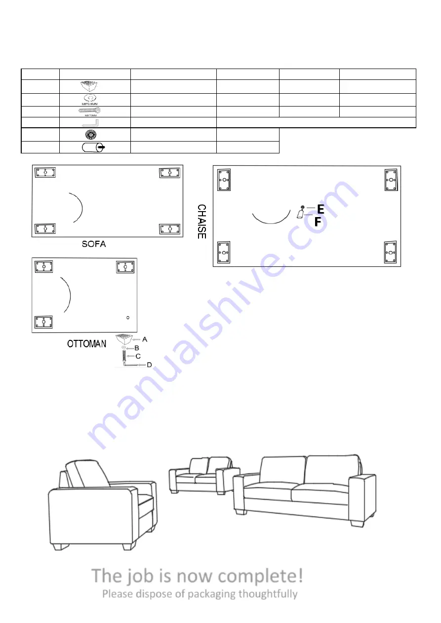 CasaOne U801 Assembly Instruction Download Page 1