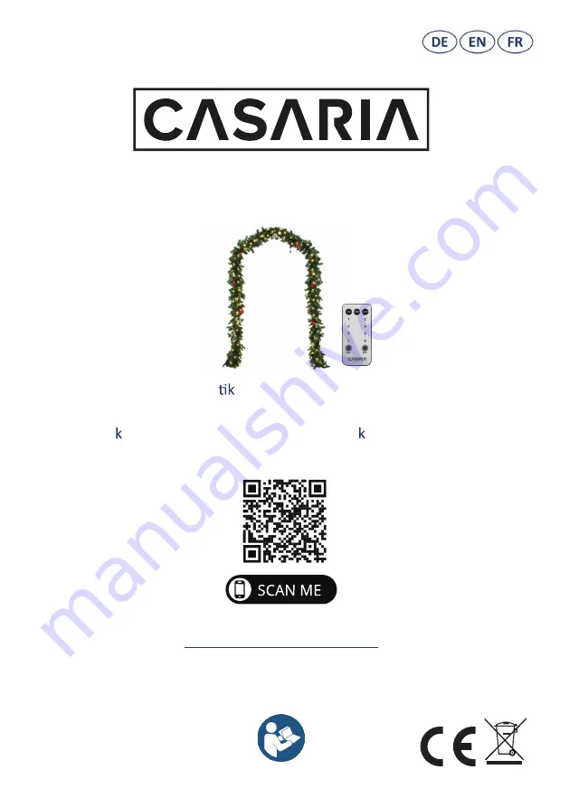 CASARIA CWG002 Instructions Manual Download Page 1