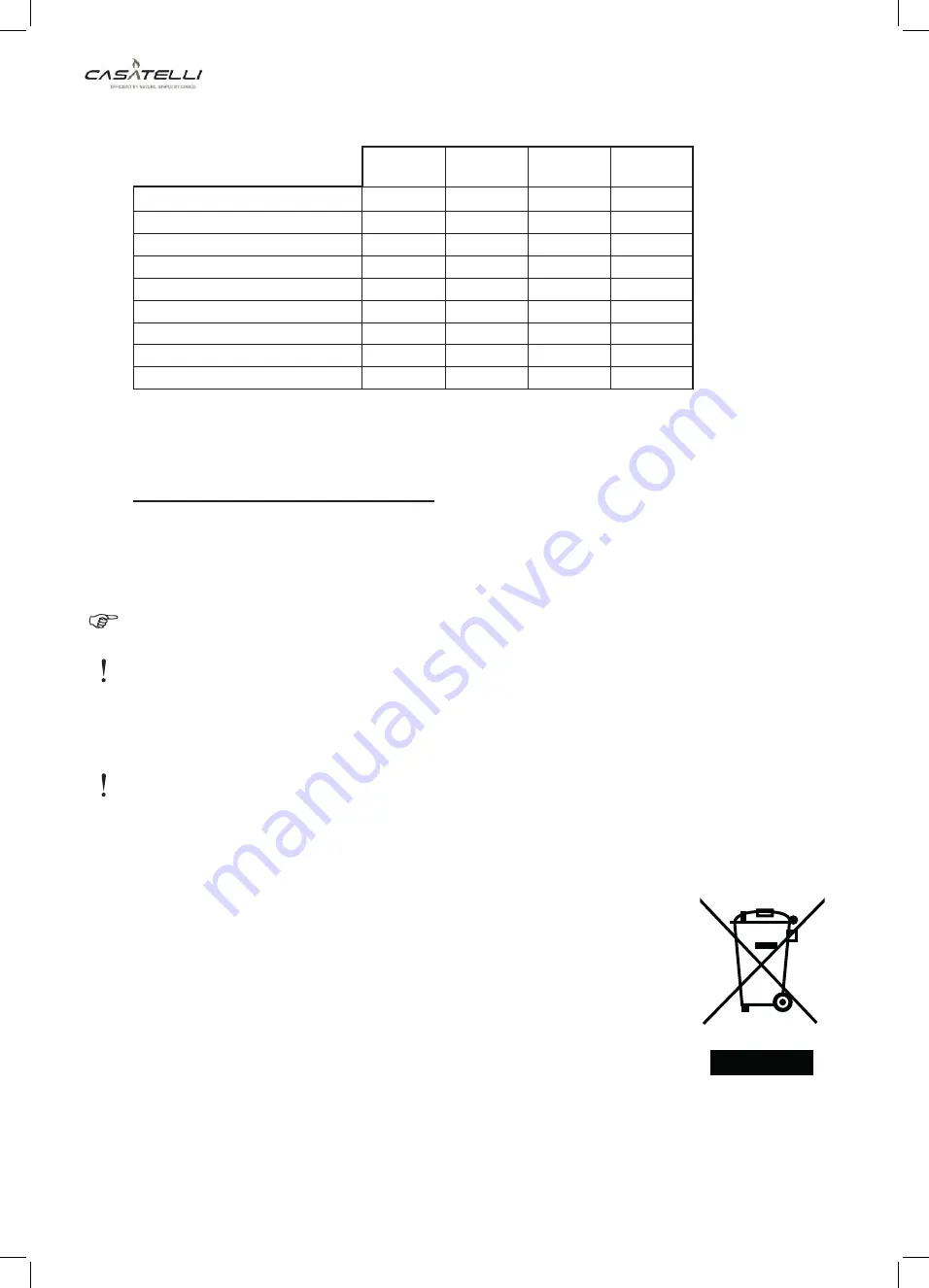 CASATELLI FILIPPO 8E General Information - Warnings - Installation - Maintenance Download Page 38