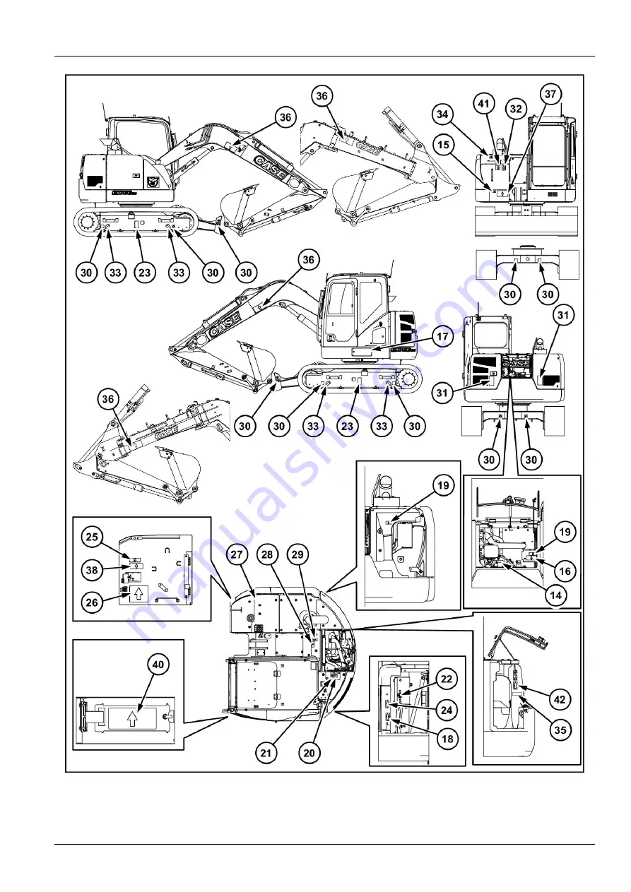 CASE CONSTRUCTION CX75C SR Скачать руководство пользователя страница 33