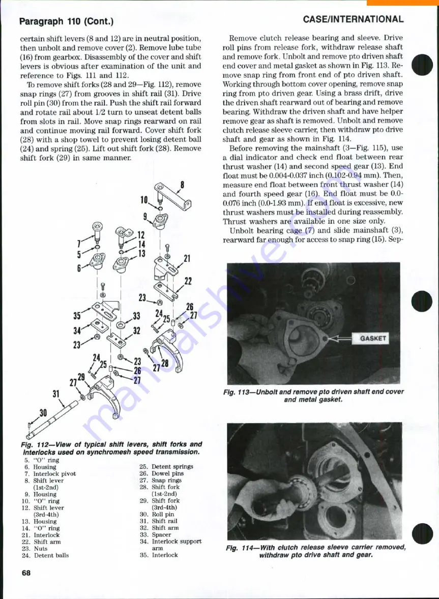 Case 385 Diesel Скачать руководство пользователя страница 67