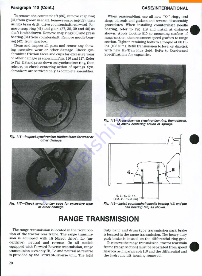 Case 385 Diesel Shop Manual Download Page 69