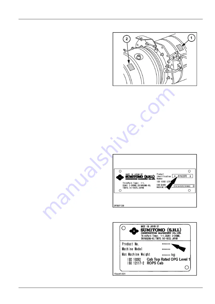 Case CX235C SR Operator'S Manual Download Page 13