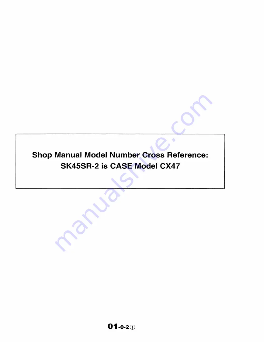 Case CX47 Shop Manual Download Page 8