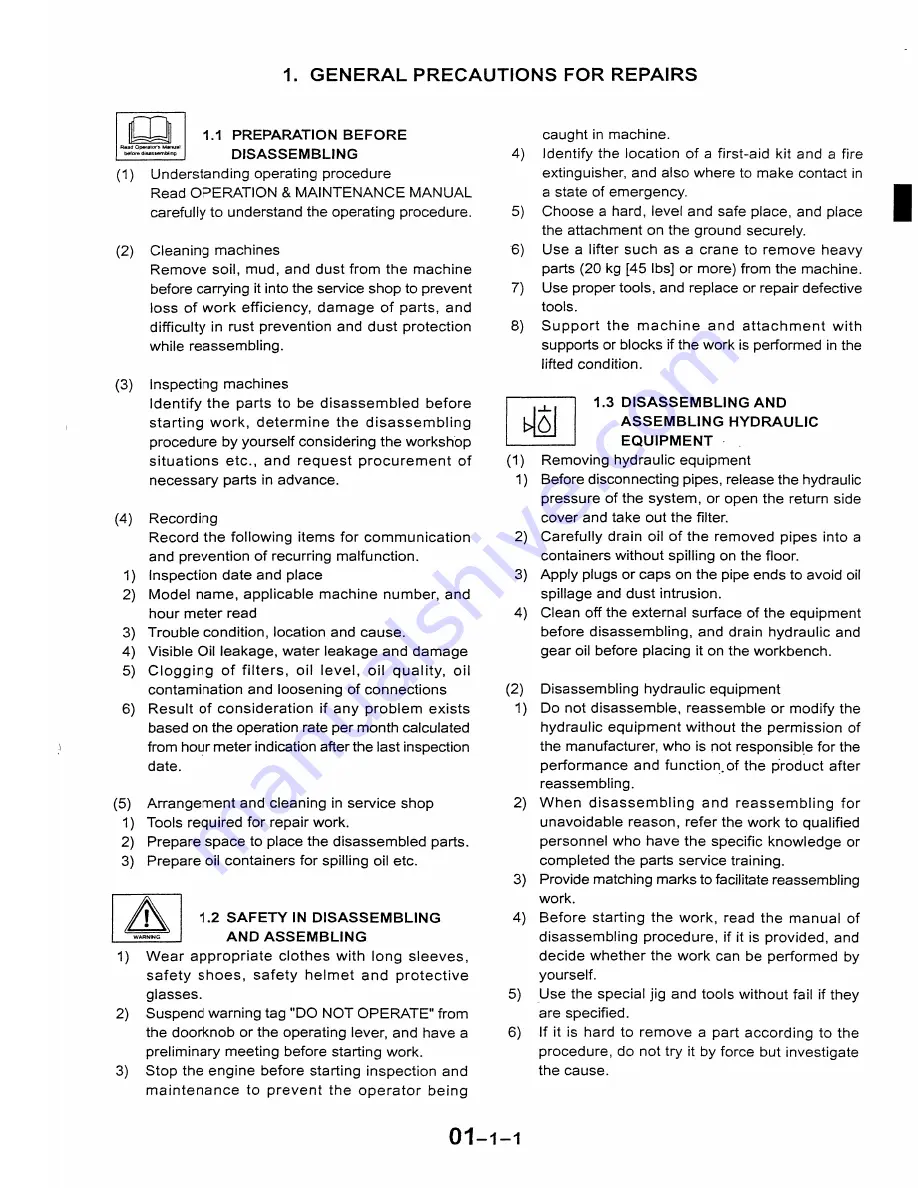 Case CX47 Shop Manual Download Page 9