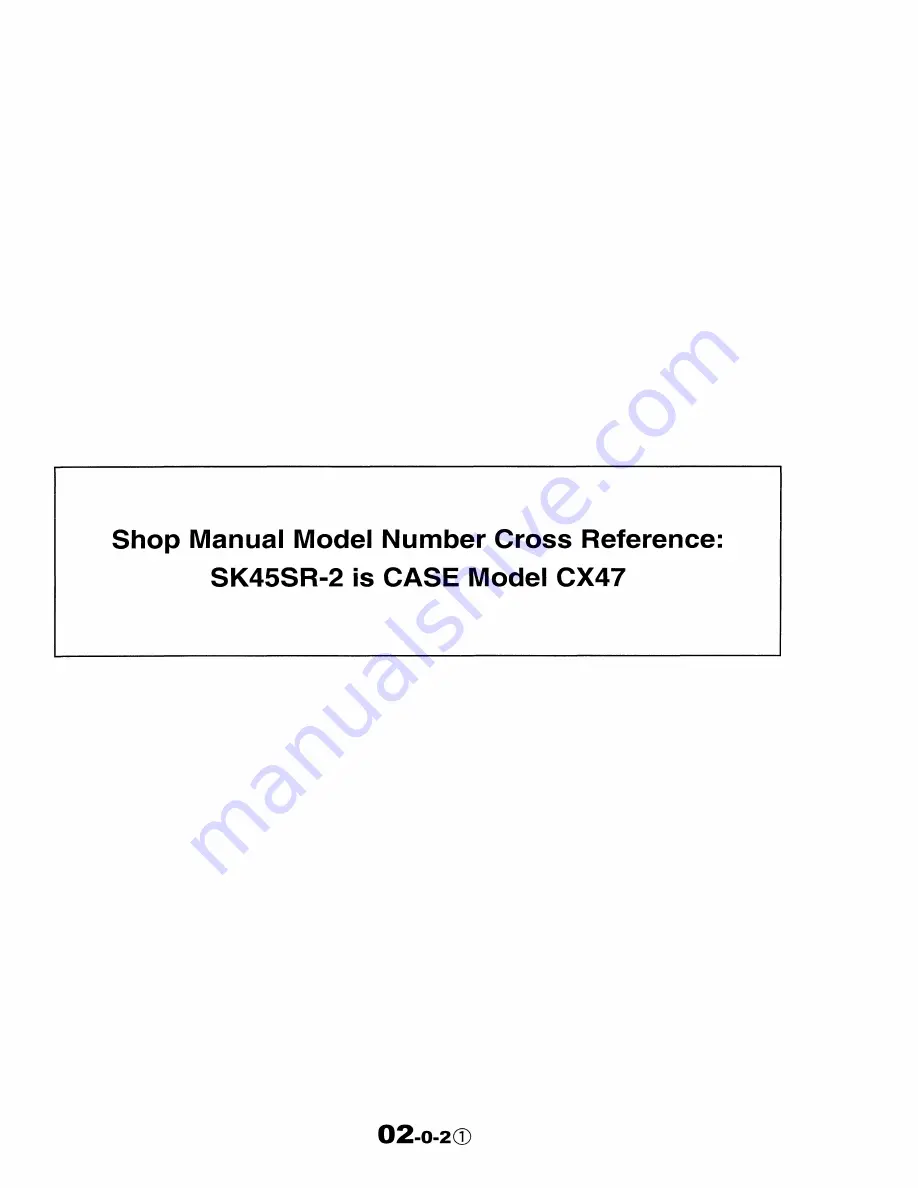 Case CX47 Shop Manual Download Page 16