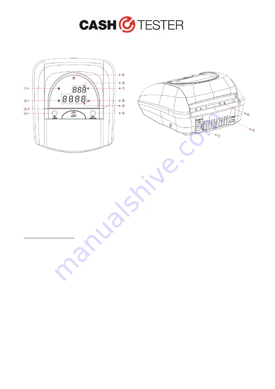 CashTester CT 332 SD Скачать руководство пользователя страница 13