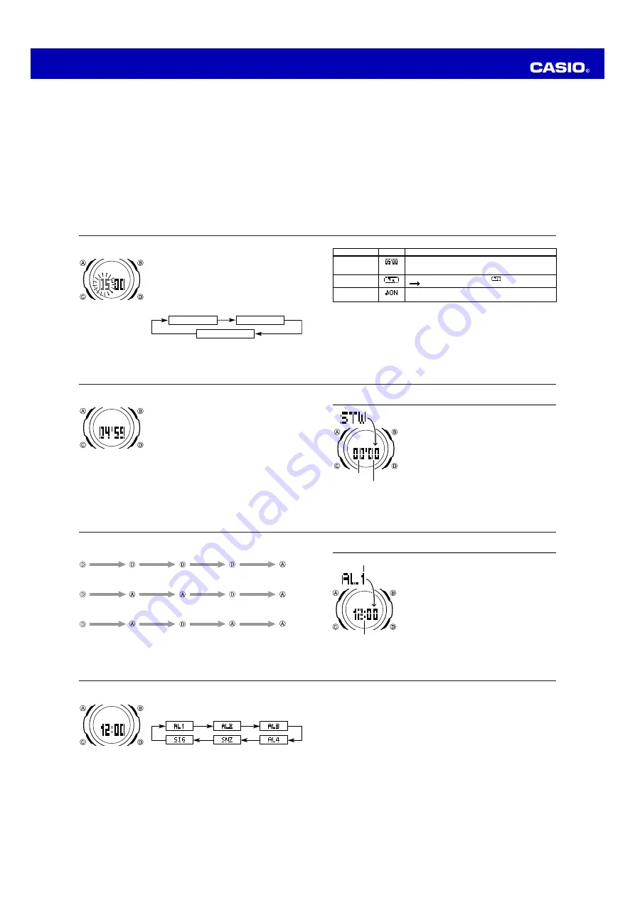 Casio 5194 Operation Manual Download Page 3