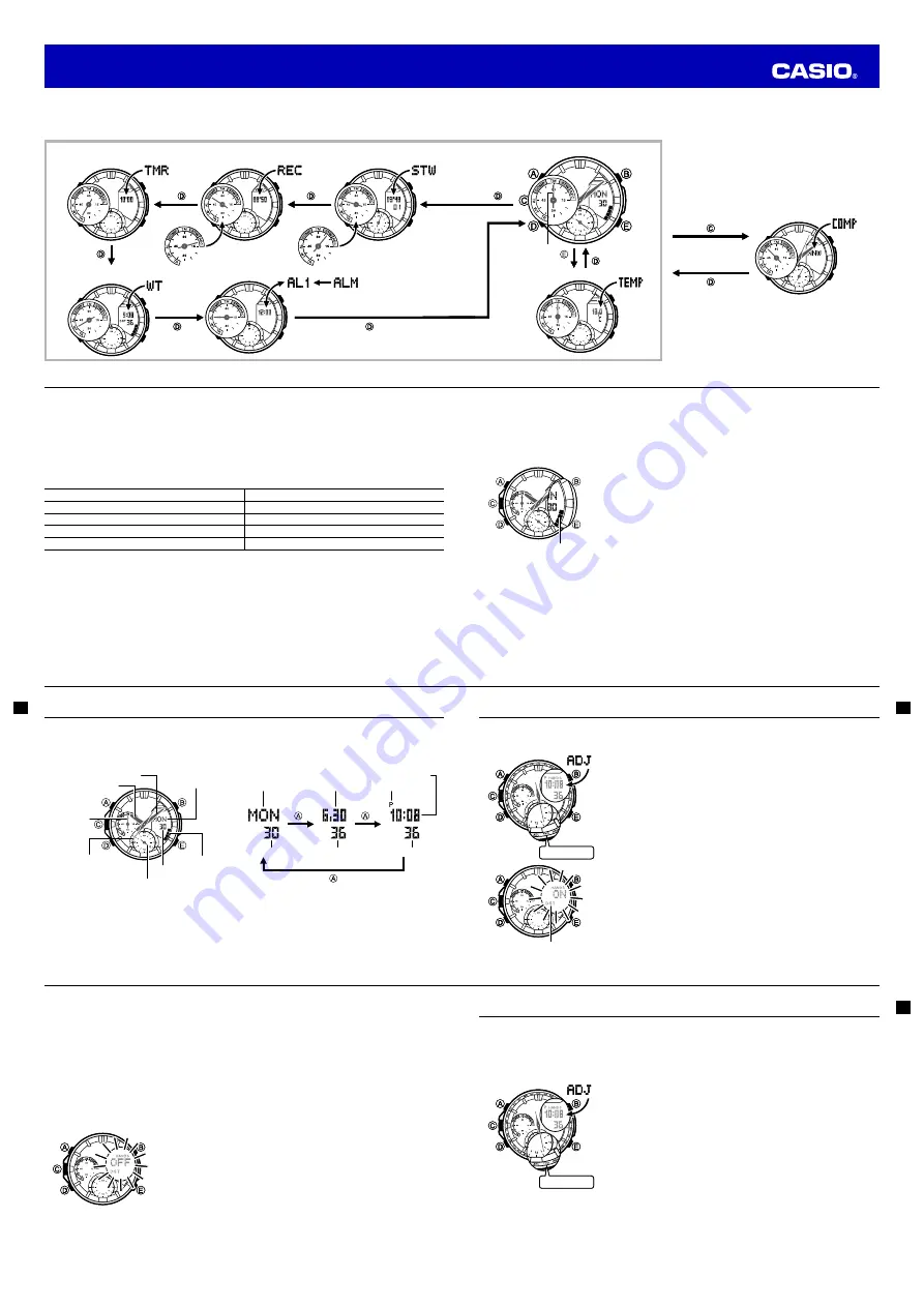 Casio 5366 Operation Manual Download Page 2