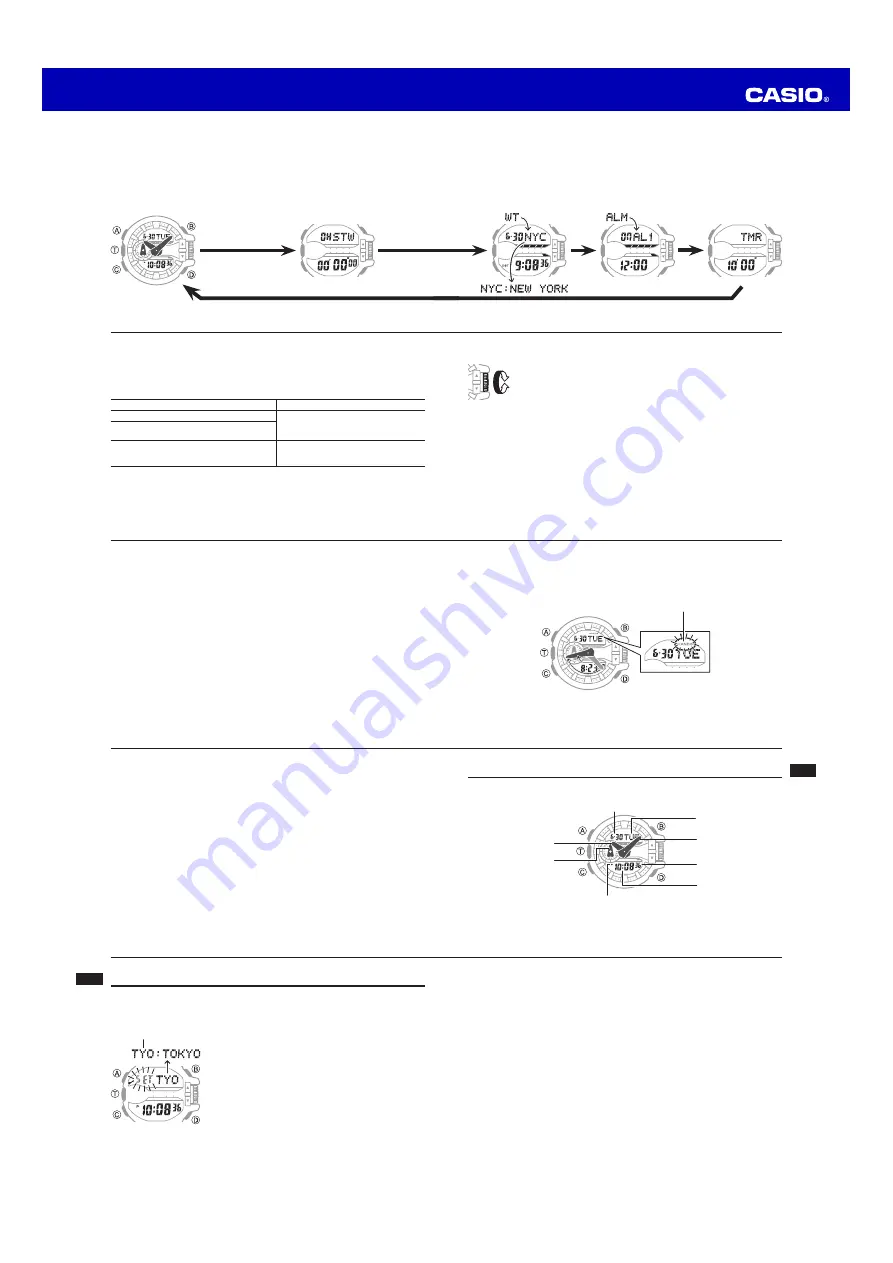 Casio 5398 Operation Manual Download Page 2