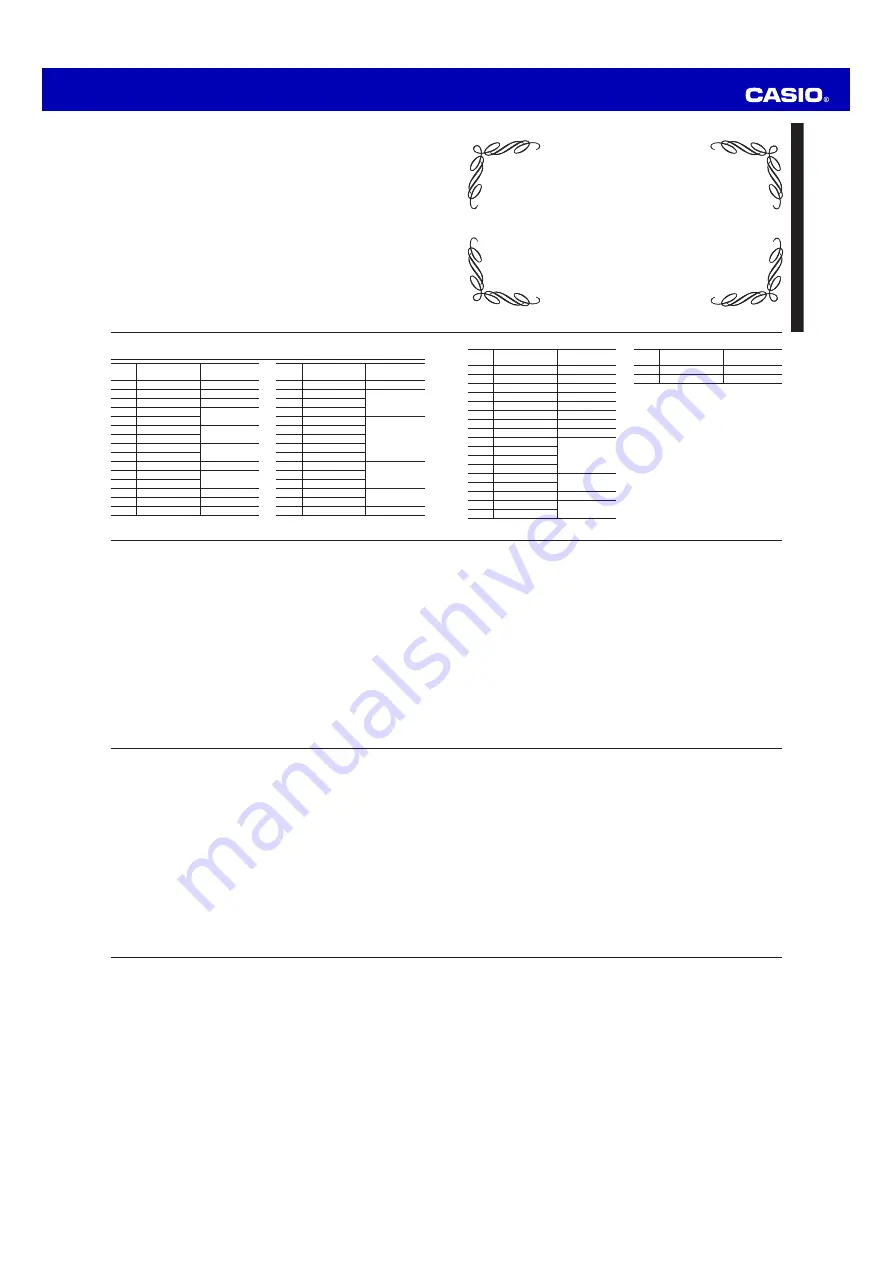 Casio 5465 User Manual Download Page 2