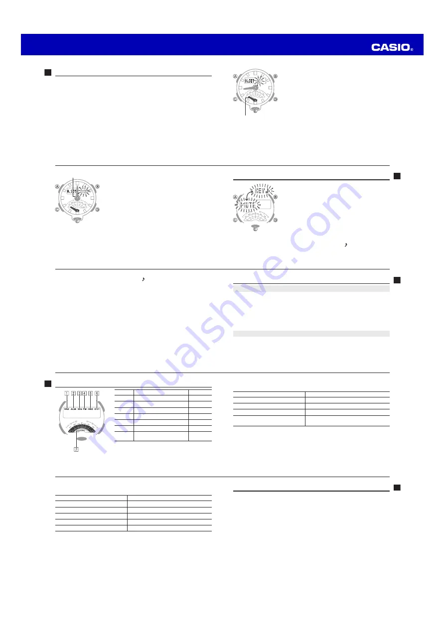 Casio 5478 Operation Manual Download Page 6