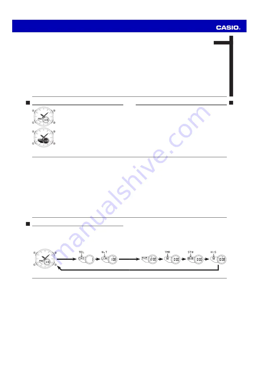 Casio 5479 Operation Manual Download Page 1