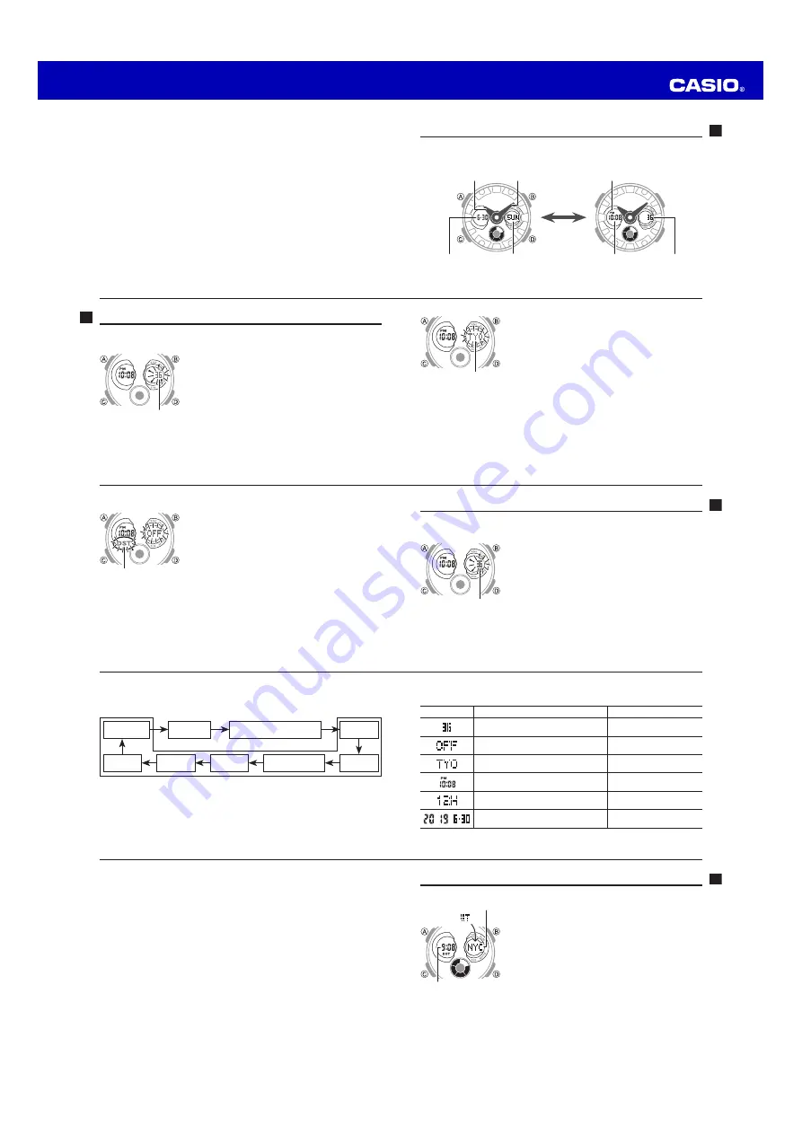 Casio 5607 Operation Manual Download Page 2