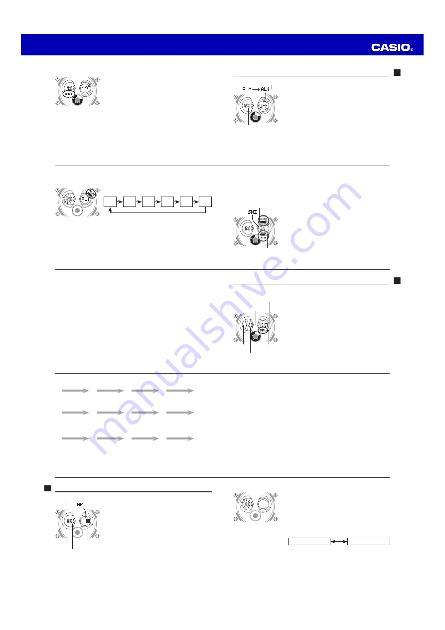 Casio 5607 Operation Manual Download Page 3