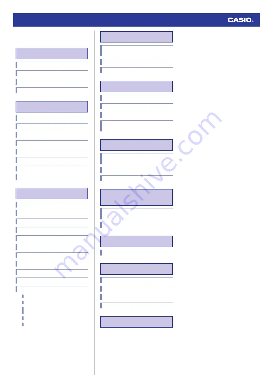 Casio 5666 Operation Manual Download Page 1