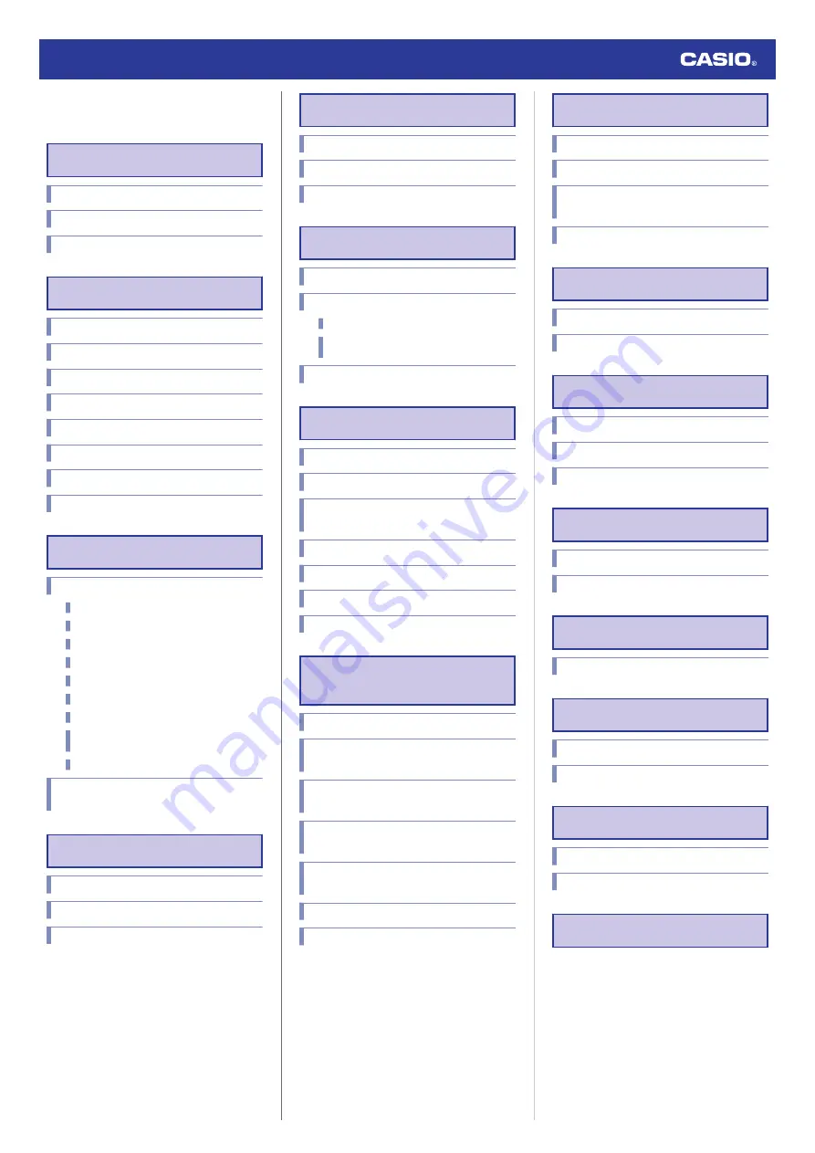 Casio 5678 Operation Manual Download Page 1