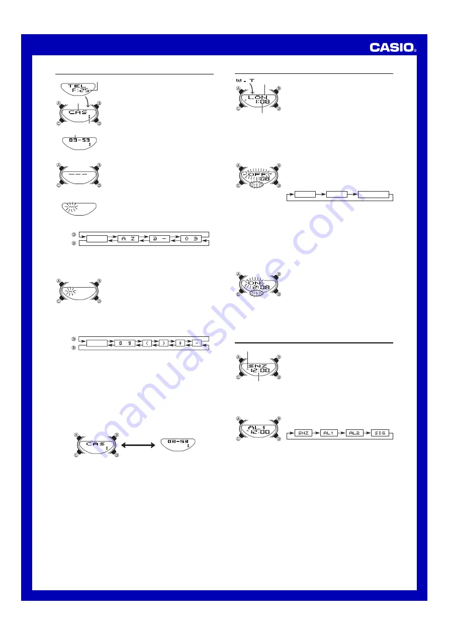 Casio AW80D-1AV User Manual Download Page 2